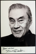 Burt Kwouk Autographed Photo Signed Actor Television Film Vintage Pink Panther