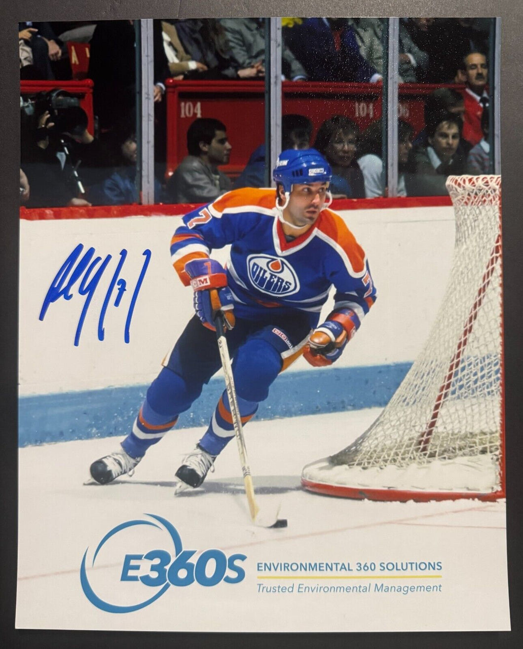 Edmonton Oilers Paul Coffey Signed Autographed Photo Hockey NHL Defenceman