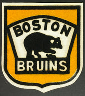 1940's Boston Bruins NHL Hockey Jersey Crest Vintage Old Unused Patch Eaton's