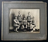 1925 - 1926 Cabinet Presentation Photo Basketball Team