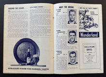 Load image into Gallery viewer, 1962 Boston Bruins Vs New York Rangers National Hockey League Game Program Vtg
