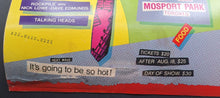 Load image into Gallery viewer, 1980 Original Heatwave Thick Stock Concert Poster Elvis Costello Rock Music

