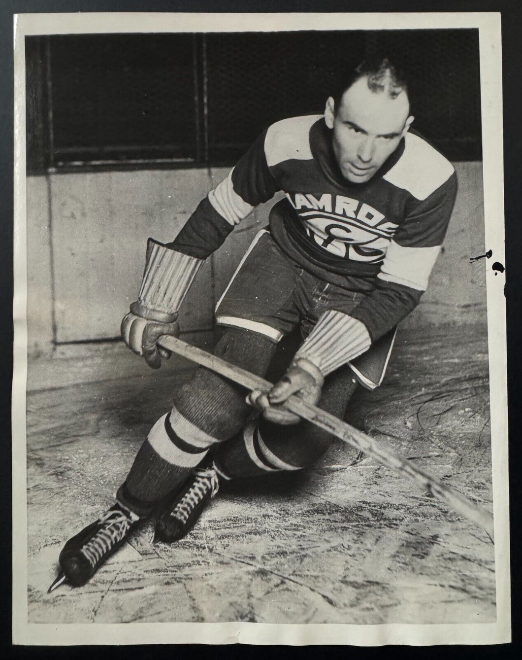 1936 Type 1 Photo Roland Rolly Conacher Amateur Hockey CYO Shamrocks
