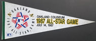 1987 MLB All-Star Game Pennant From Oakland Coliseum Home Of The Oakland A's Vtg