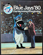 1980 Toronto Blue Jays Season Ticket Brochure/Fold Out Vintage MLB Baseball