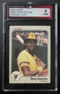 1983 Fleer MLB #360 Tony Gwynn San Diego Padres Baseball Card KSA Vintage