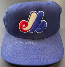 Load image into Gallery viewer, 1990s Felipe Alou Autographed Game Worn Signed Montreal Expos New Era Hat JSA
