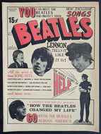 1964 Vintage The Beatles Magazine Charlton Publications Program Pop & Rock Music