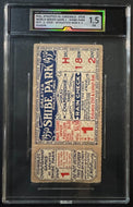 1930 Philadelphia Athletics St. Louis Cardinals World Series Ticket Stub iCert