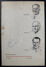 Load image into Gallery viewer, 1967 Gordie Howe Signed Sports Writer Award Dinner Program JSA Hockey NHL
