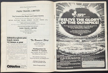 Load image into Gallery viewer, 1979 Maple Leaf Gardens Track and Field Event Program Ben Johnson Vintage
