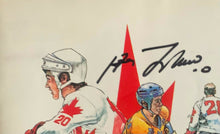 Load image into Gallery viewer, 1976 1st Canada Cup Hockey Program Signed Autographed x3 HOFer Carl Brewer +
