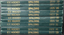 Load image into Gallery viewer, Spalding Athletic Library Official Hockey Guides For NCAA Hockey 1928/29-1938/39
