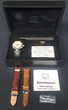 Load image into Gallery viewer, Brand New Steinhausen Men&#39;s TW-391 Watch in Original Case 2 Extra Bands

