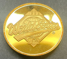 Load image into Gallery viewer, 1992 Toronto Blue Jays AL Champions Ltd Ed 71/99 1oz Gold Coin MLB World Series
