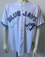 Dave Stieb Autographed Toronto Blue Jays Signed Baseball Majestic Jersey AJS COA