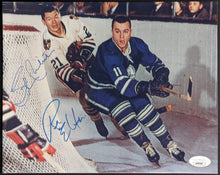 Load image into Gallery viewer, Stan Mikita Ron Ellis Autographed Signed Hockey Photo JSA Maple Leafs Blackhawks
