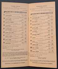 Load image into Gallery viewer, 1953 Fort Erie Racetrack Racing Program Canada Race Vintage
