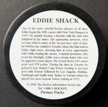 Load image into Gallery viewer, Eddie Shack Autographed Signed Toronto Maple Leafs Hockey Puck Vintage NHL
