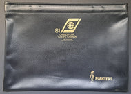1981 Canada Cup Hockey VIP Press Planters Labatt Logo Vintage Leather Briefcase