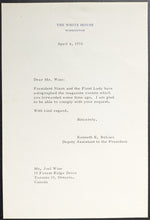 Load image into Gallery viewer, Richard &amp; Pat Nixon Autographed Signed Magazine Covers + White House Letter VTG
