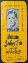 Load image into Gallery viewer, 1947 Woodbine Racetrack Rare Vintage King's Plate Program - Won By Moldy
