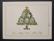 1960s Bobby Hull + Family Christmas + New Years Card Photo Vintage Hockey NHL