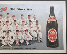 Load image into Gallery viewer, 1935 Montreal Royals Dow Beer International League Team Photo Vintage Poster
