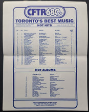Load image into Gallery viewer, 1989 Toronto 680 AM CFTR Radio Music Charts Final Year Rock &amp; Roll Vintage

