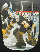 Load image into Gallery viewer, Gerry Cheevers Signed Autographed Boston Bruins Print Hockey NHL Goalie
