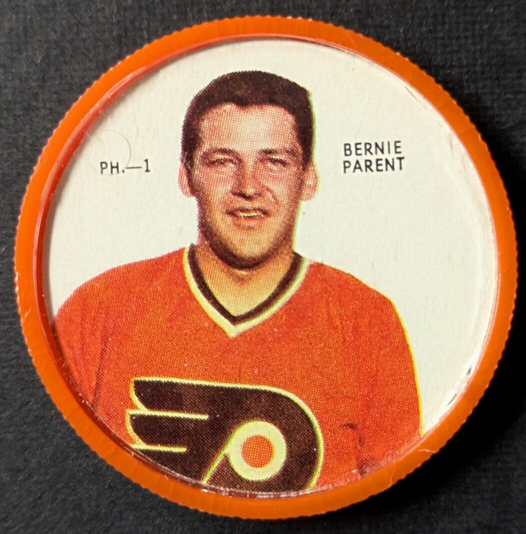 1968/69 Bernie Parent Philadelphia Flyers Shirriff NHL Hockey Coin