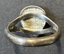 Load image into Gallery viewer, Circa Early 1900s Long Branch Ladies School Ring Showing School Crest
