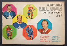 Load image into Gallery viewer, 1961/62 York Peanut Butter Yellow Backed Hockey Cards and Album NHL Vintage
