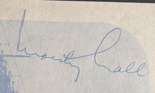 Load image into Gallery viewer, 1977 Monty Hall Autographed Signed Baseball's Back in Town Program MLB JSA
