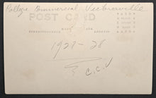 Load image into Gallery viewer, 1927 Victoriaville Commercial College Vintage Baseball Postcard
