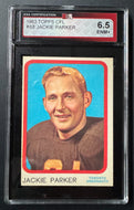 1963 Topps CFL #68 Jackie Parker Toronto Argonauts Football Card Vintage