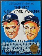 New York Yankees 1927 50th Anniversary Program Issued 1977 Vintage MLB Baseball