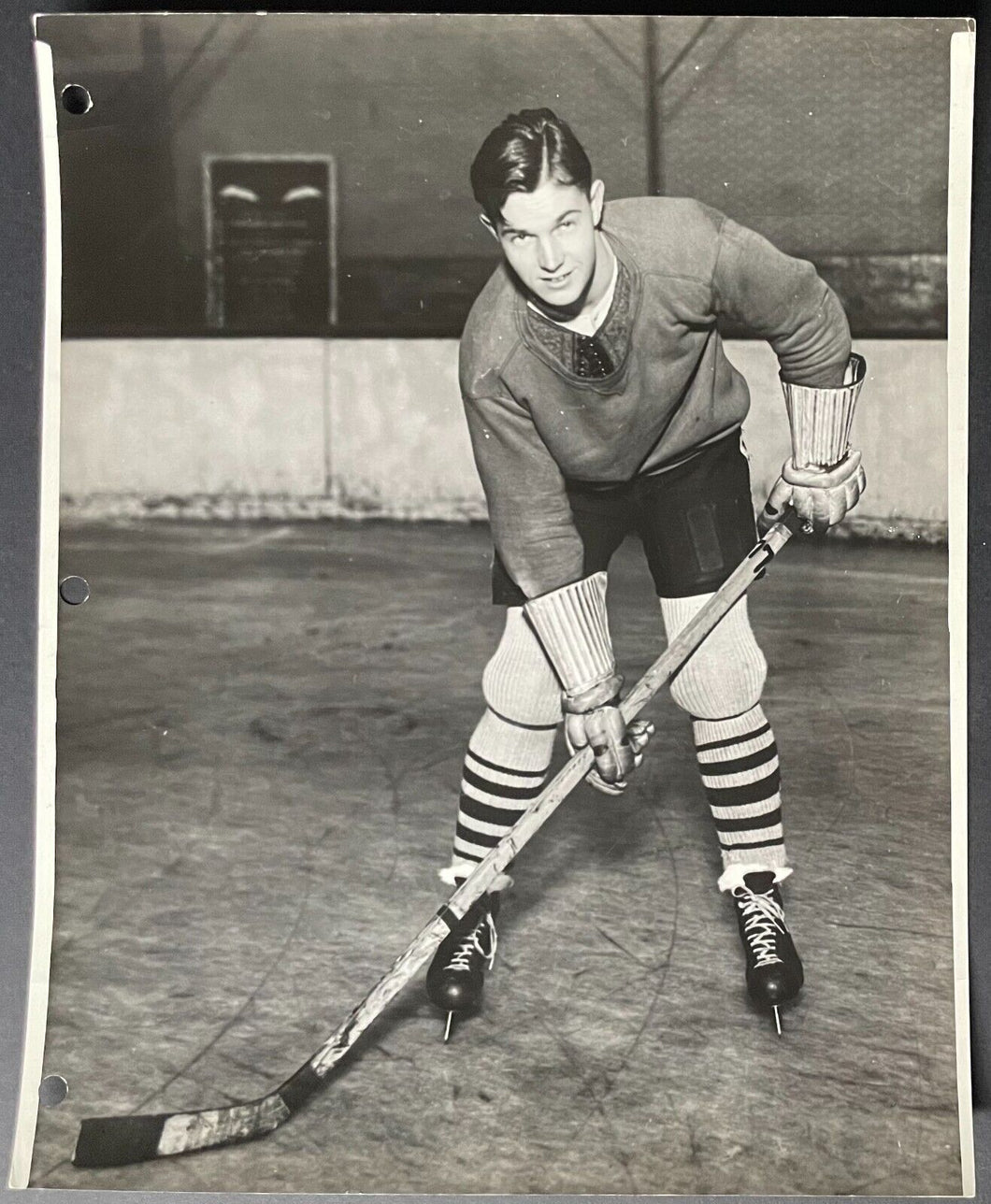 Hal Tabor IHL Hockey Detroit Olympics Vintage Type 1 Photo Olympia Files