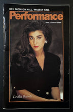Load image into Gallery viewer, Sandra Bernhard Signed Autographed Playbill 2000 Performance At Massey Hall Vtg
