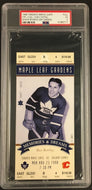 1998 Toronto Maple Leafs Hockey Ticket Memories & Dreams Max Bentley NHL PSA 5