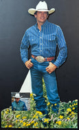 George Strait Die Cut Easel Backed Stand Up Vintage Music MCA Records