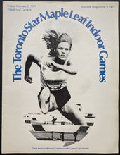 Load image into Gallery viewer, 1979 Maple Leaf Gardens Track and Field Event Program Ben Johnson Vintage

