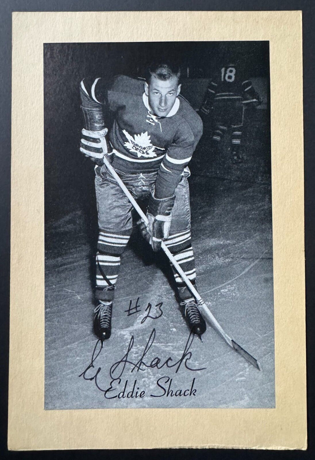 Eddie Shack Signed Autographed Group 2 Beehive Photo Toronto Maple Leafs NHL