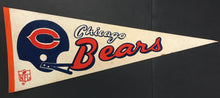 Load image into Gallery viewer, Chicago Bears NFL Football Pennant Vintage Helmet Logo Full Size
