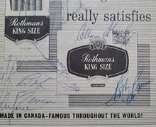 Load image into Gallery viewer, 1961/62 Stanley Cup Team Signed Program Page Toronto Maple Leafs NHL Hockey
