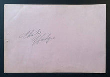 Load image into Gallery viewer, Signed Charlie Hodge Autographed Sheet + Oakland Seals Hockey Card Vintage NHL

