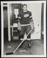 1940 NHL Hockey Detroit Red Wings Eddie Wares Type 1 Vintage Photo