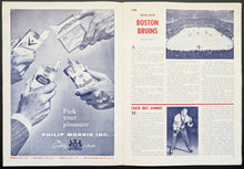 Load image into Gallery viewer, 1958-59 Boston Bruins Boston Garden Sports News Vintage Hockey Playoff Program

