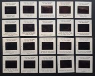 Set of 20 Apollo 8 Slides First Spaceflight to the Moon NASA Historical Vintage