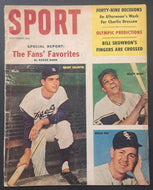 1960 Sport Magazine Willie Mays Nellie Fox Rocky Colavito Vintage Baseball MLB